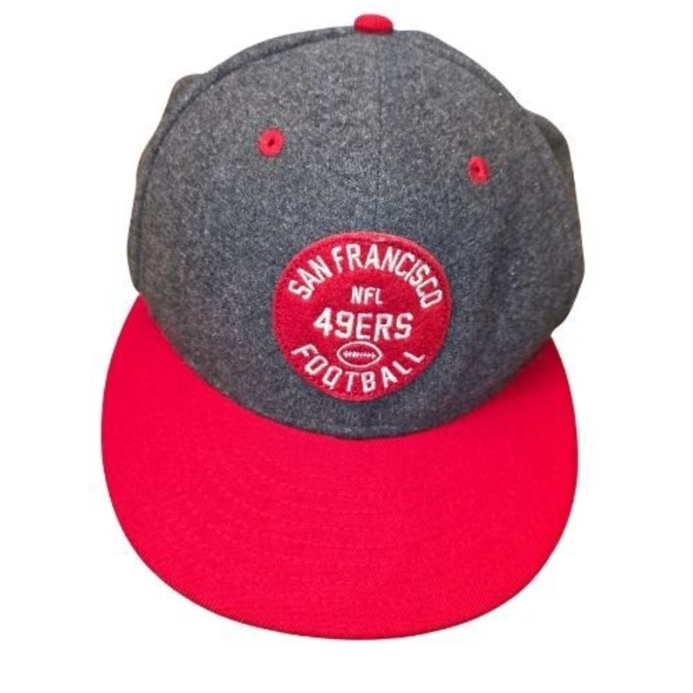 New Era San Francisco 49ers NFL 100th Anniversary Snapback Hat Grey Red 1946 Cap